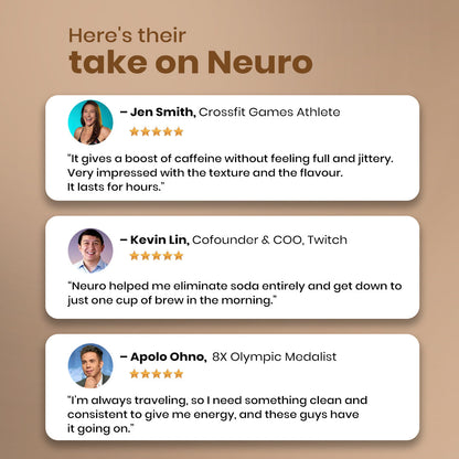 Neuro Energy & Focus Caffeine Gums (Pack of 2) - Iced Coffee